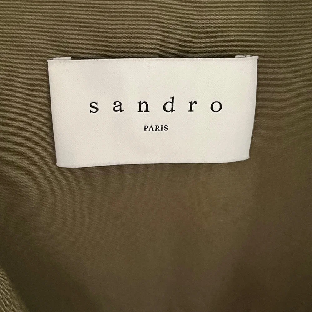 Sandro Paris Olive Green Women's Military Utility Jacket.  Size 2 - Picture 8 of 13